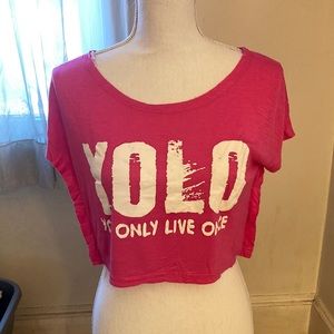 YOLO Crop Top